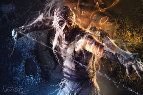 Das Krypt Demon in Mortal Kombat Wallpaper 480x320