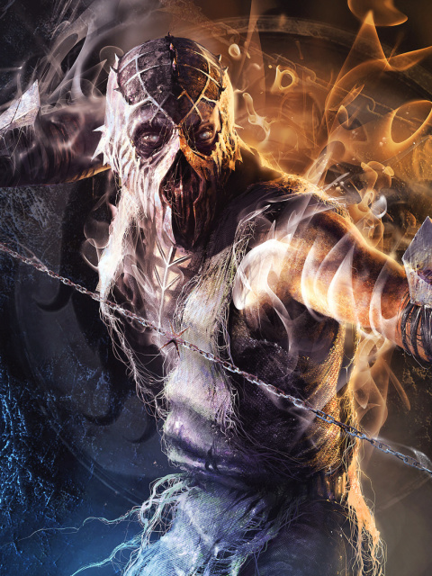 Das Krypt Demon in Mortal Kombat Wallpaper 480x640