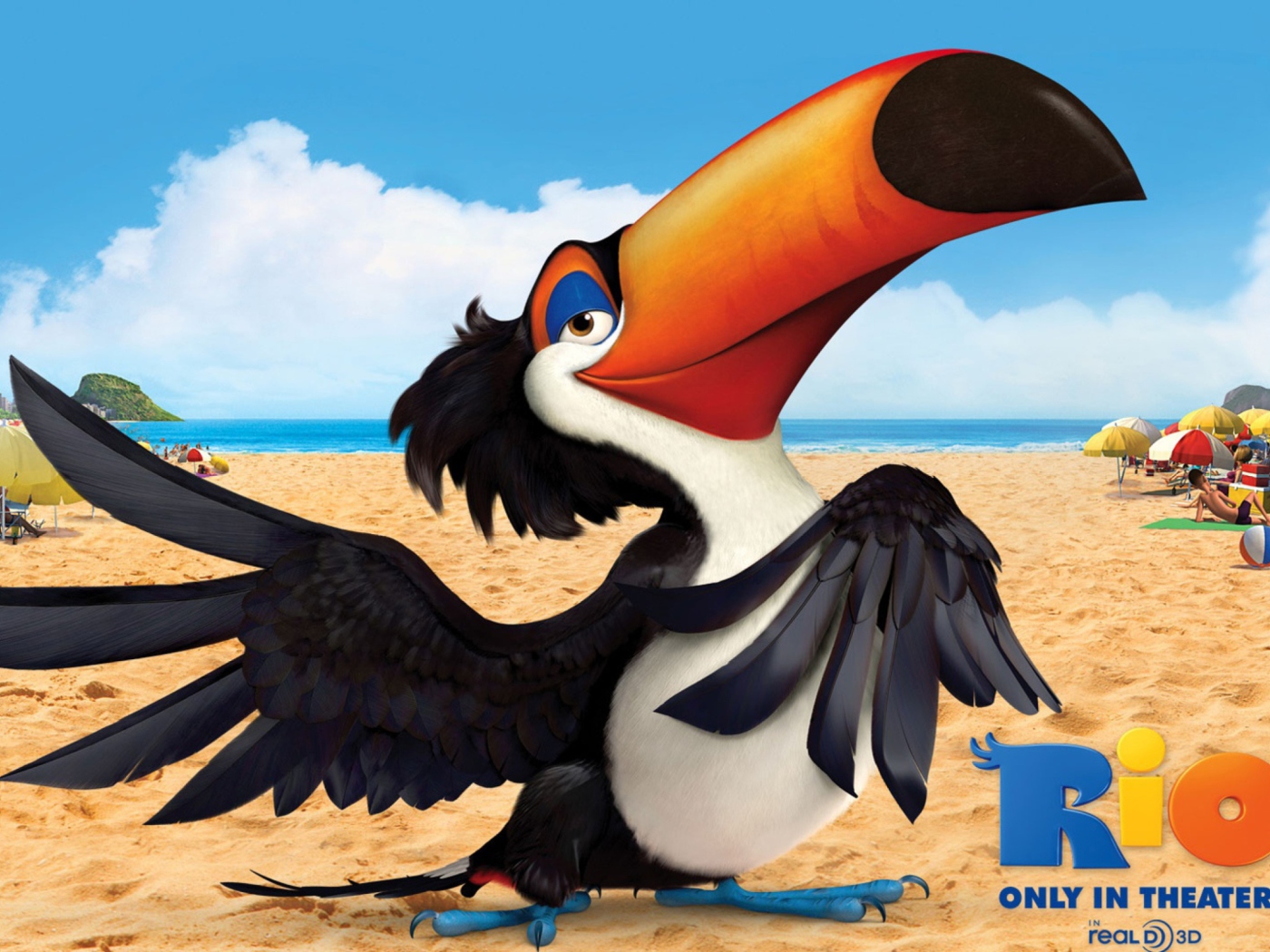 Rio Movie HD wallpaper 1400x1050