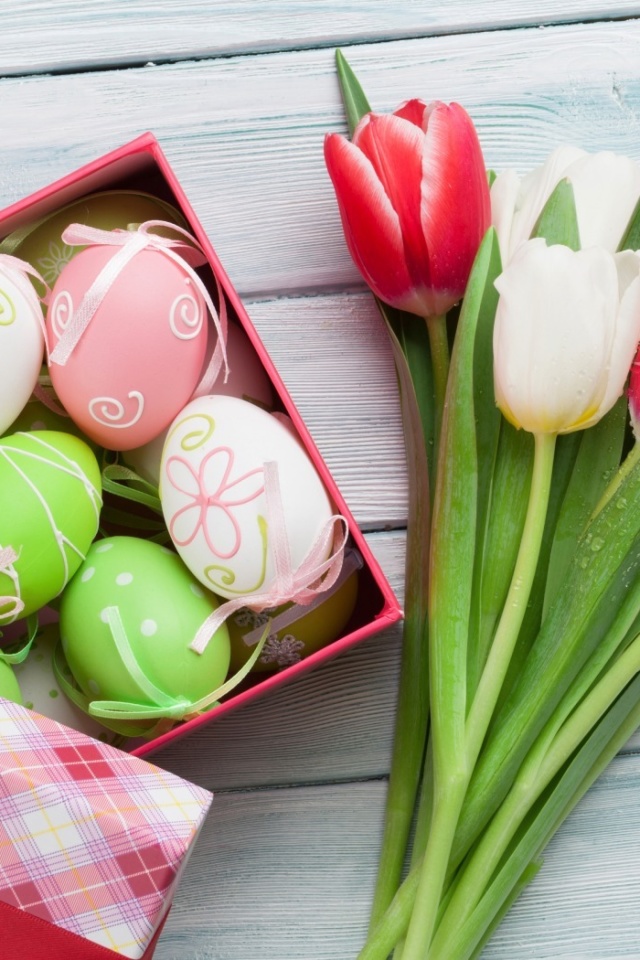 Easter Tulips Decoration screenshot #1 640x960