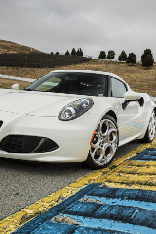 4C Alfa Romeo wallpaper 320x480