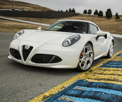 Das 4C Alfa Romeo Wallpaper 480x400