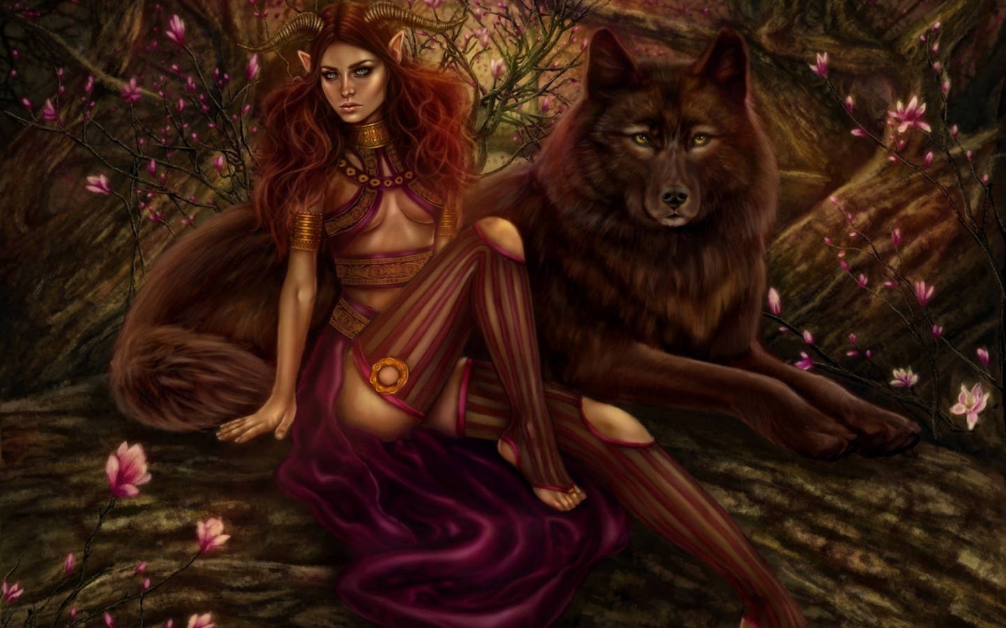Fantasy Demon Girl screenshot #1 1440x900