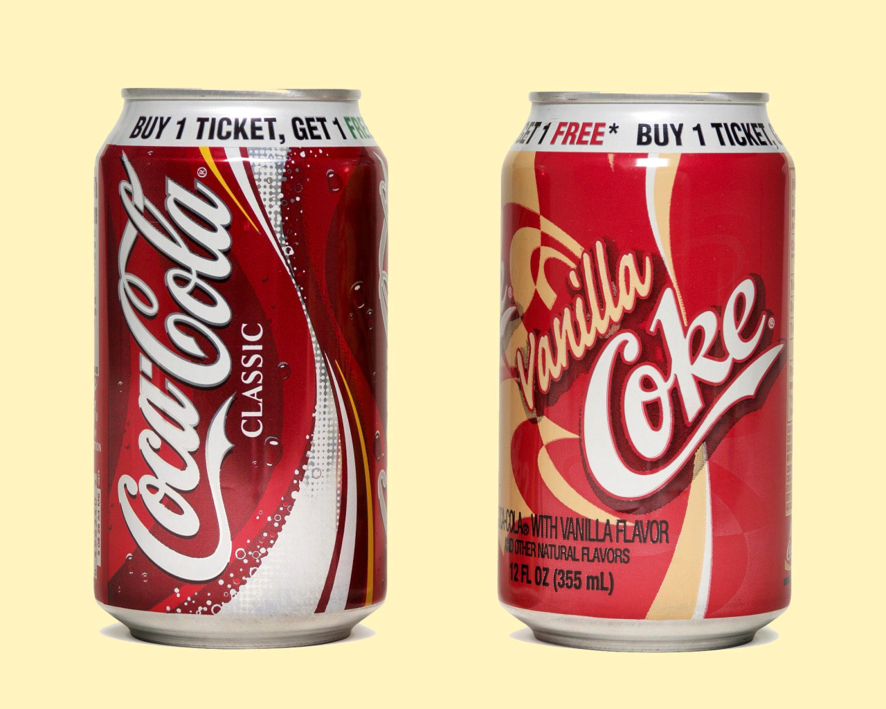 Обои Coca Cola Classic 1280x1024