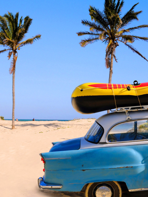 Cuba Beach wallpaper 480x640