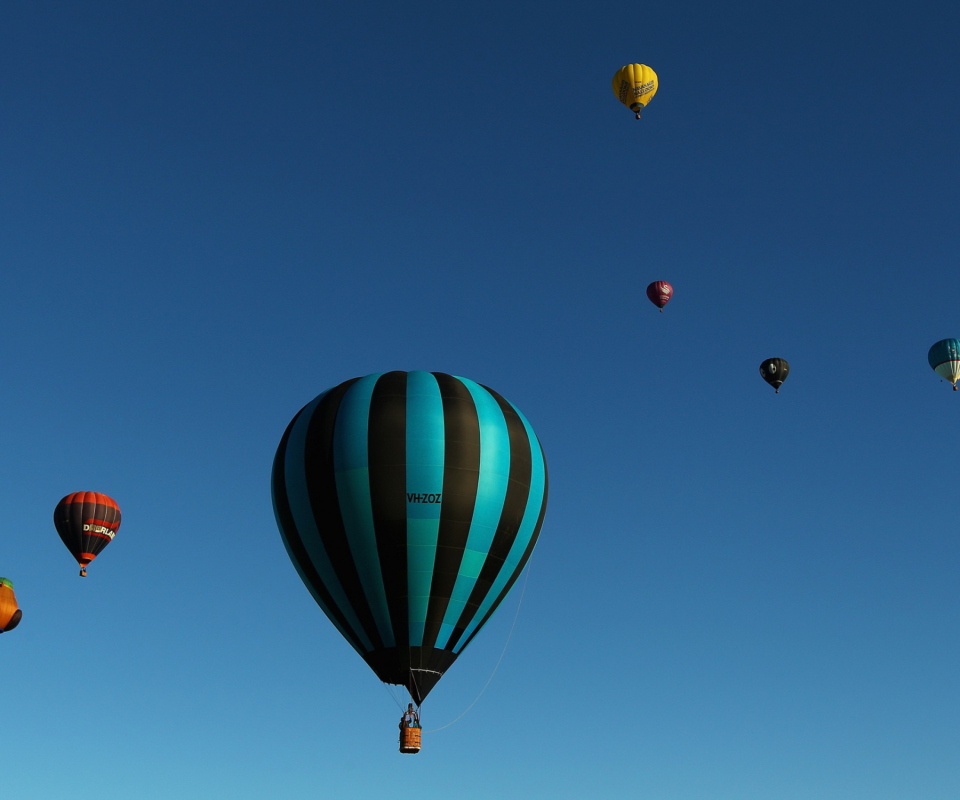 Обои Aerostat In Sky 960x800