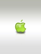 Das Green Apple Logo Wallpaper 132x176