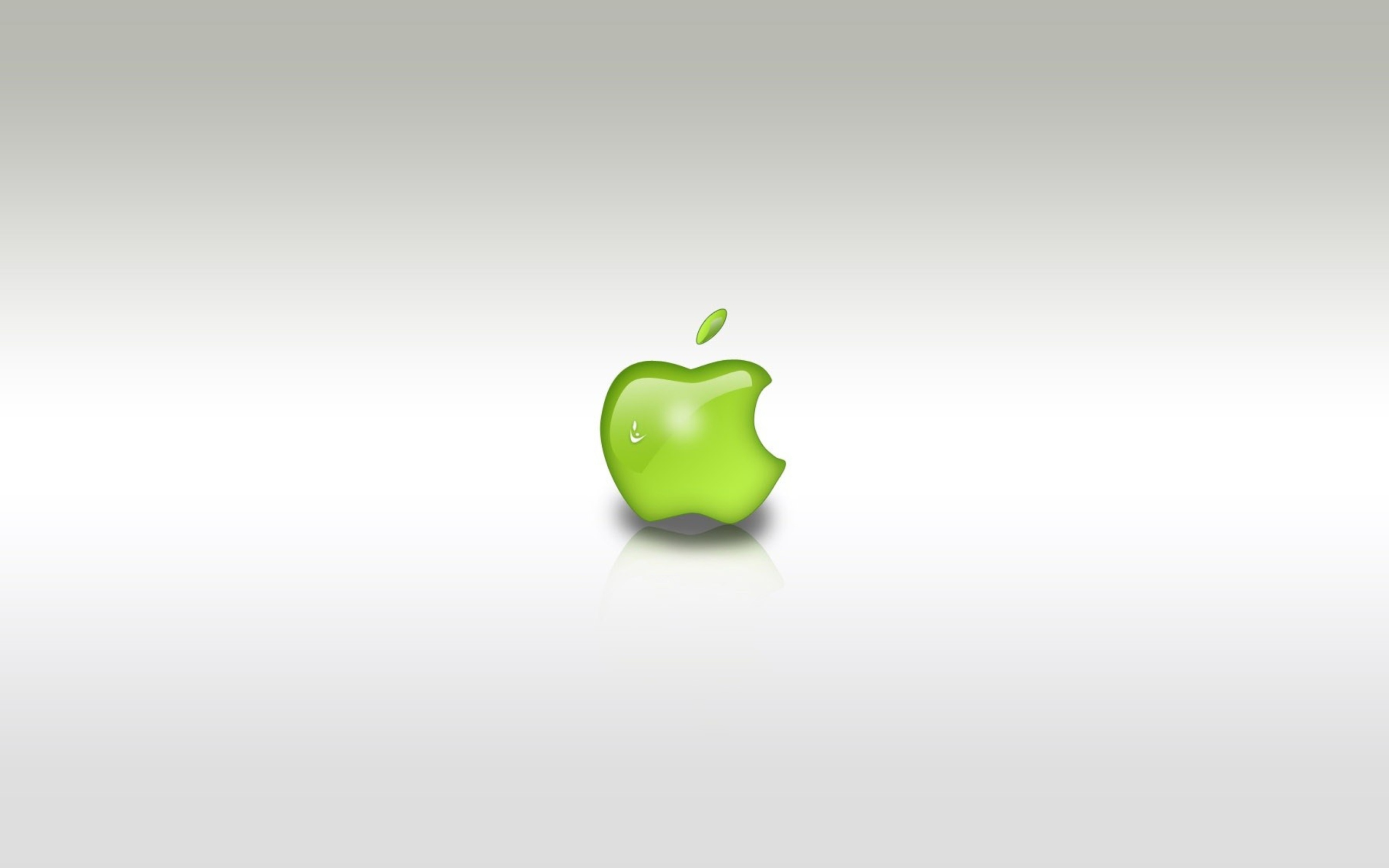 Screenshot №1 pro téma Green Apple Logo 2560x1600