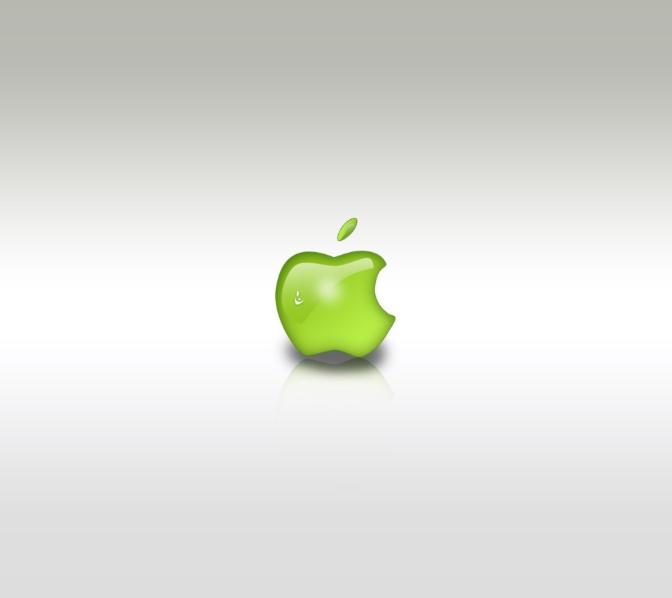 Green Apple Logo wallpaper 960x854