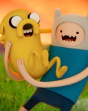 Fondo de pantalla Adventure time   Cartoon network 128x160