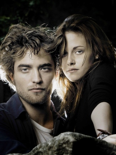 Sfondi Kristen And Pattinson 240x320