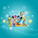 Mickey's Christmas Band wallpaper 128x128