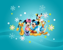 Fondo de pantalla Mickey's Christmas Band 220x176