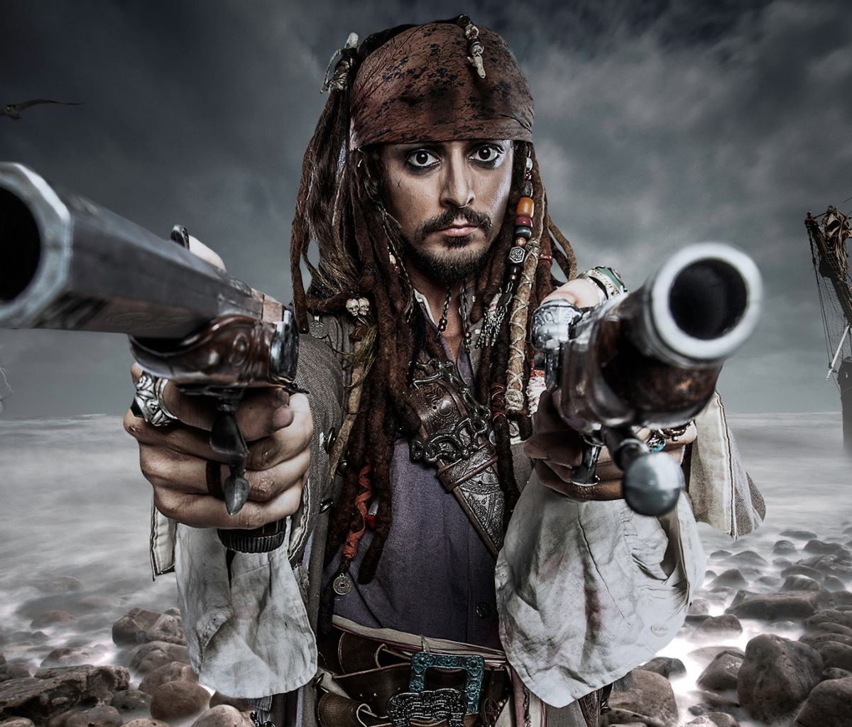 Das Jack Sparrow Wallpaper 1200x1024