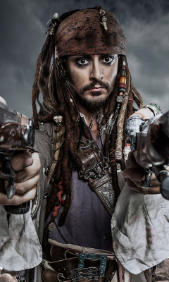 Fondo de pantalla Jack Sparrow 240x400