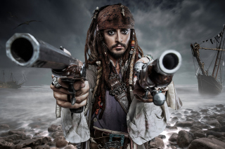Jack Sparrow - Obrázkek zdarma pro Samsung Galaxy S6