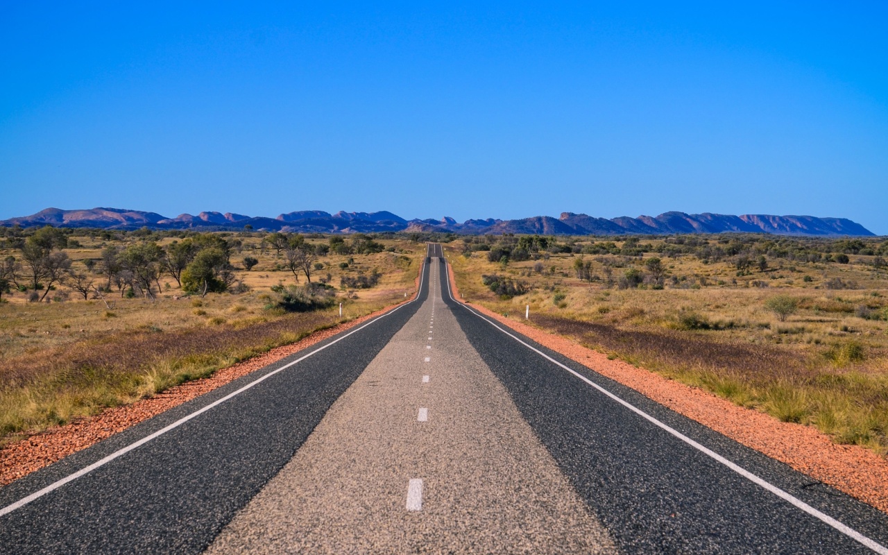 Das California highway countryside Wallpaper 1280x800