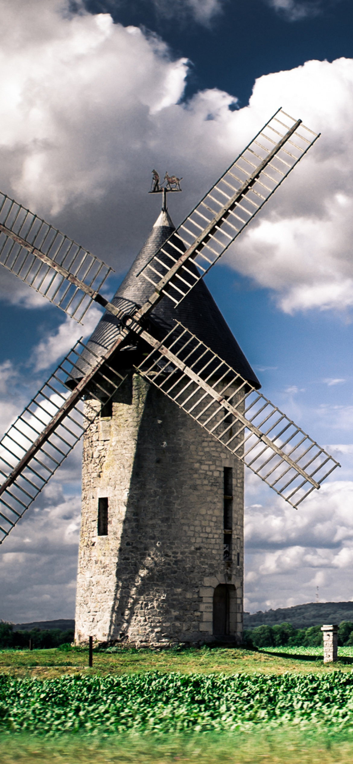 Fondo de pantalla Windmill 1170x2532