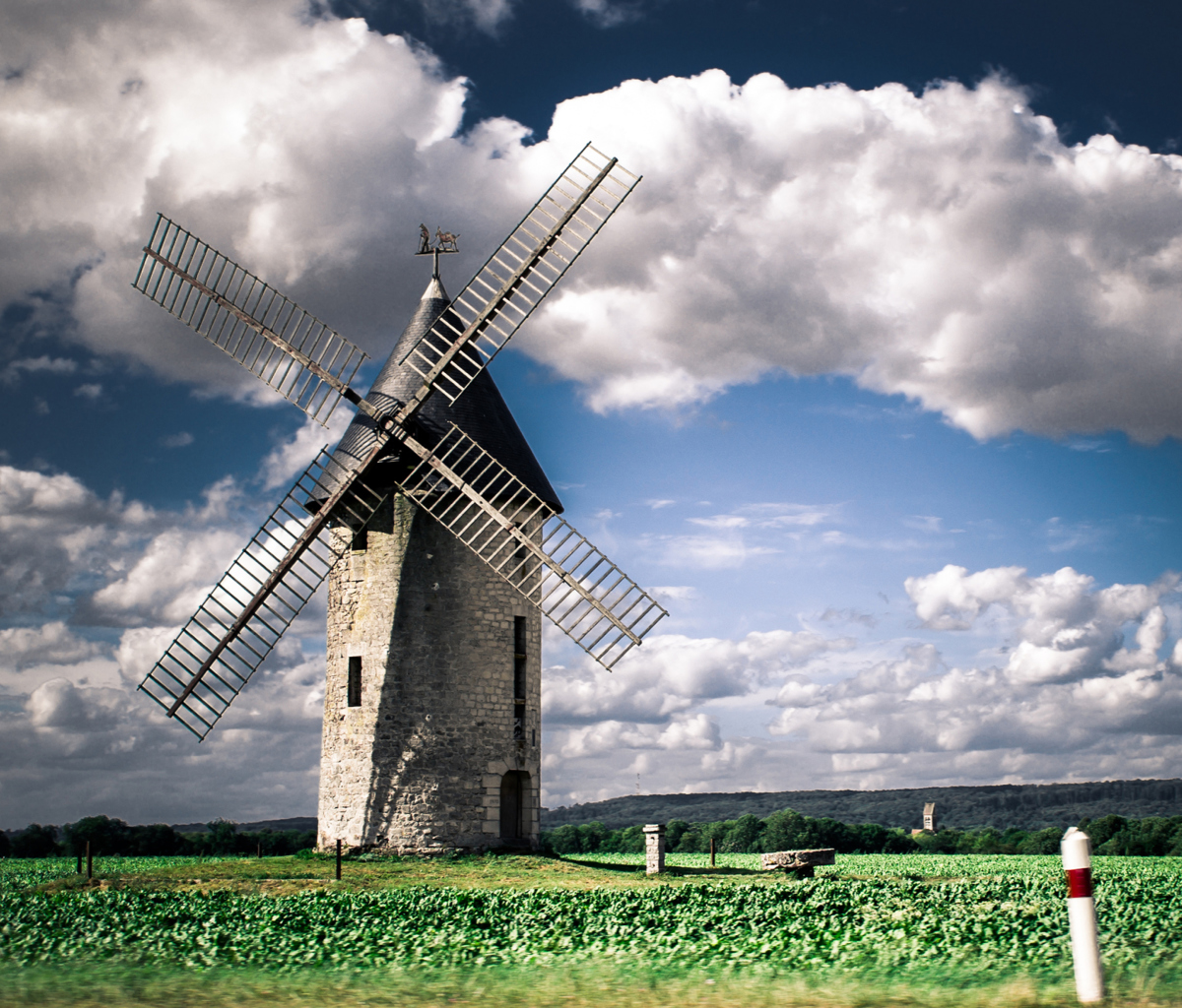 Windmill wallpaper 1200x1024