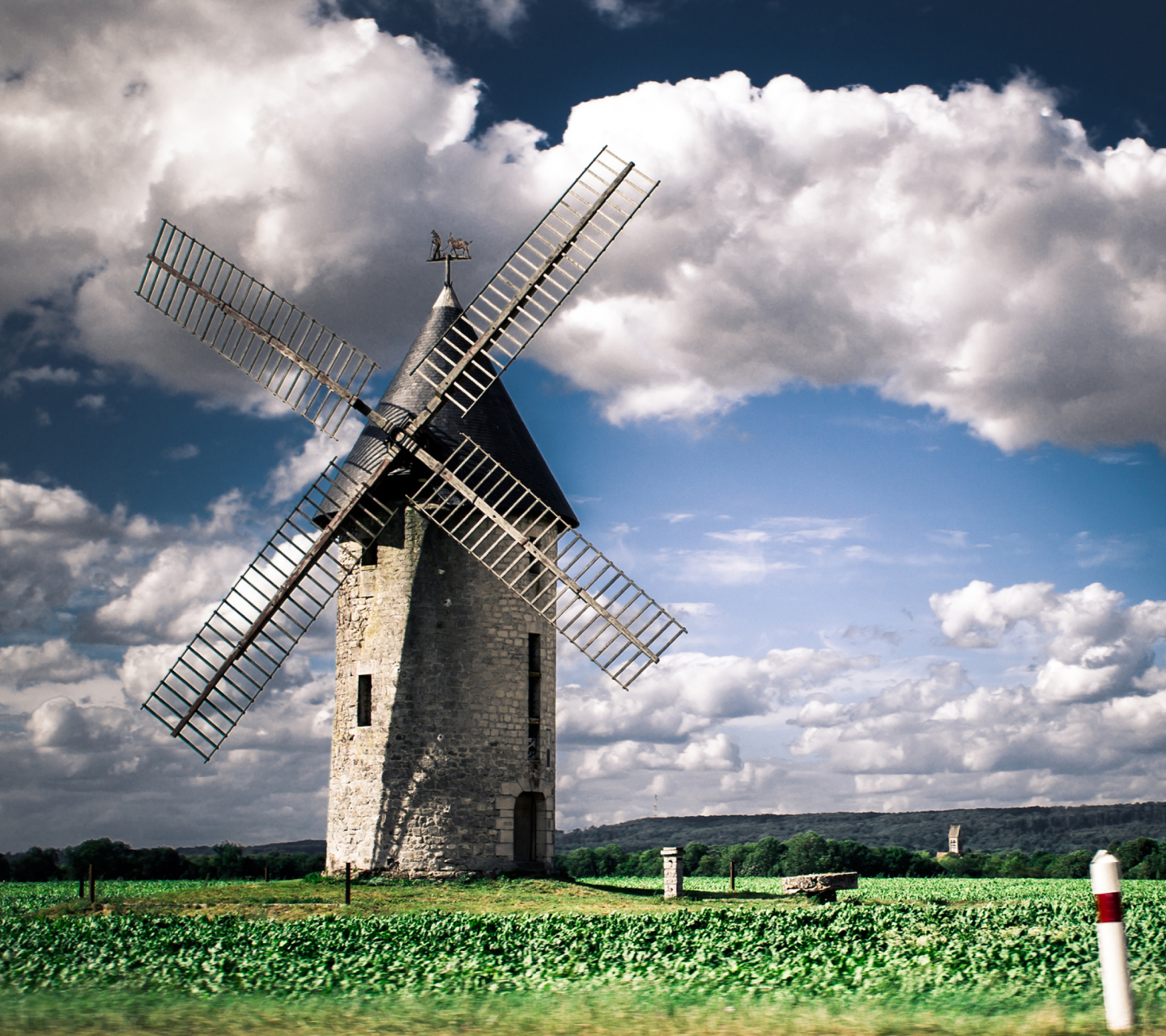 Fondo de pantalla Windmill 1440x1280
