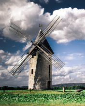 Windmill wallpaper 176x220
