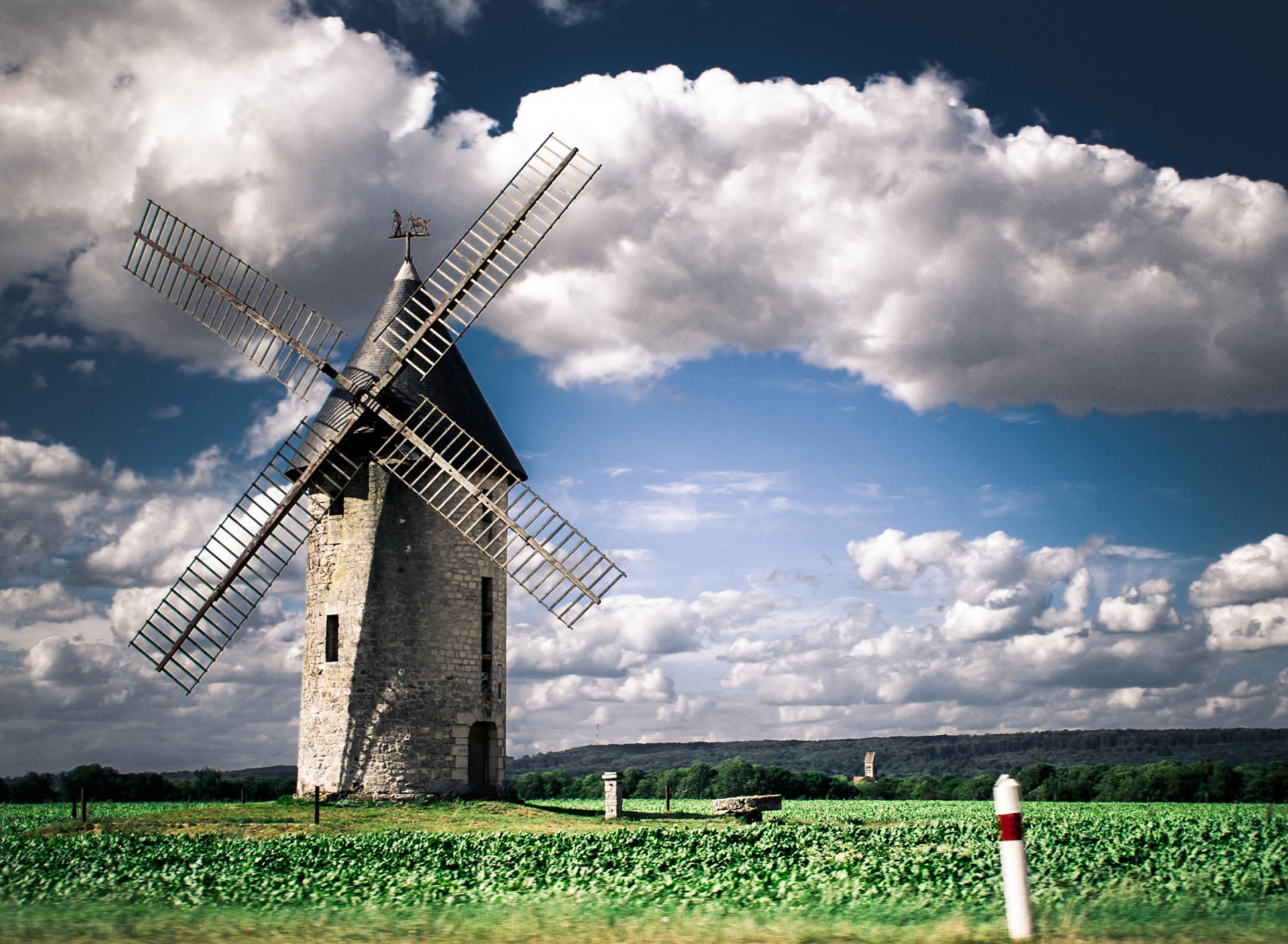 Windmill wallpaper 1920x1408