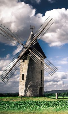 Das Windmill Wallpaper 240x400