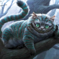 Fondo de pantalla Cheshire Cat 208x208