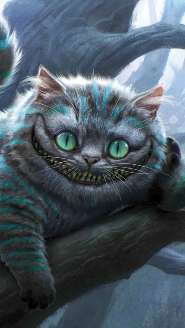 Cheshire Cat wallpaper 640x1136