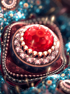 Gem and Jewellery wallpaper 240x320