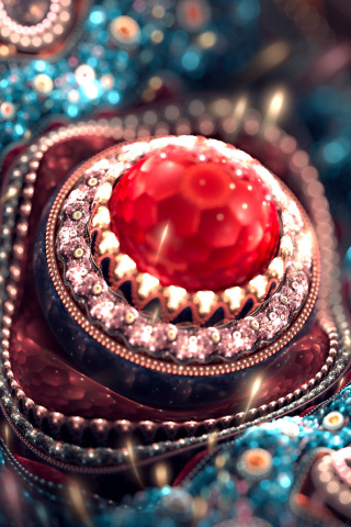 Gem and Jewellery wallpaper 320x480