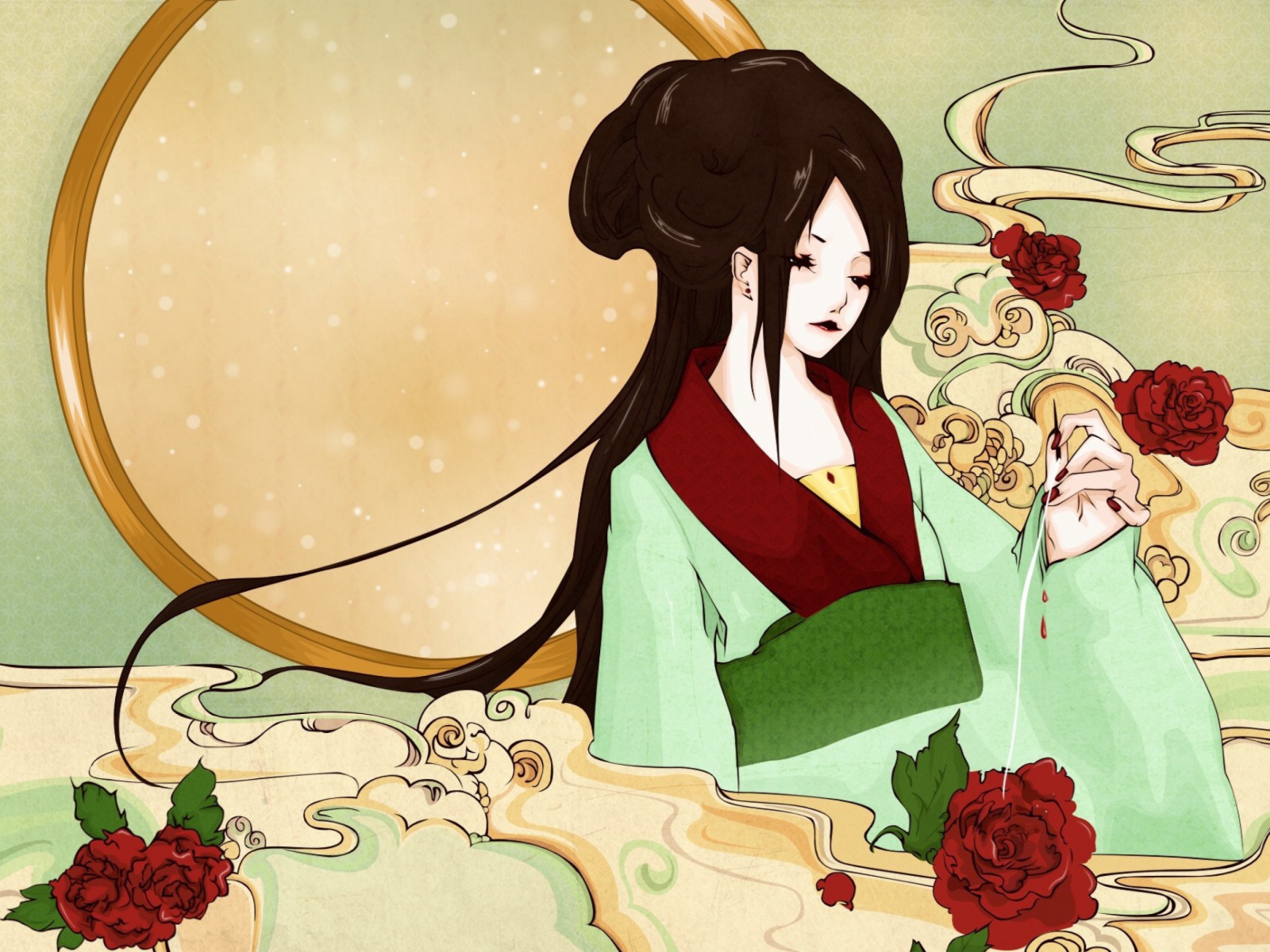 Geisha wallpaper 1600x1200