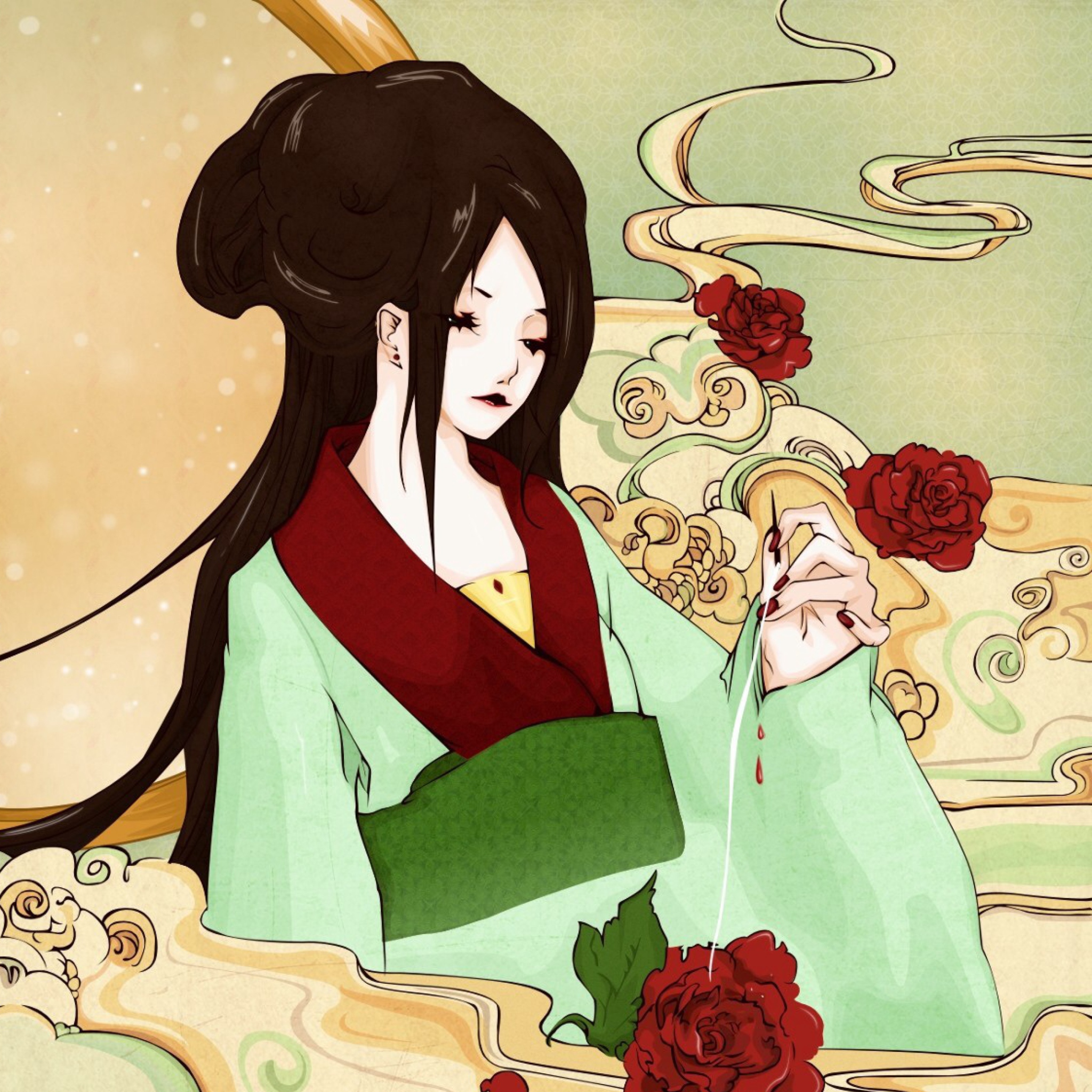 Geisha wallpaper 2048x2048