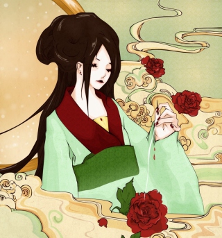 Geisha - Fondos de pantalla gratis para 128x128