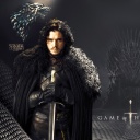 Обои Game Of Thrones actors Jon Snow and Cersei Lannister 128x128