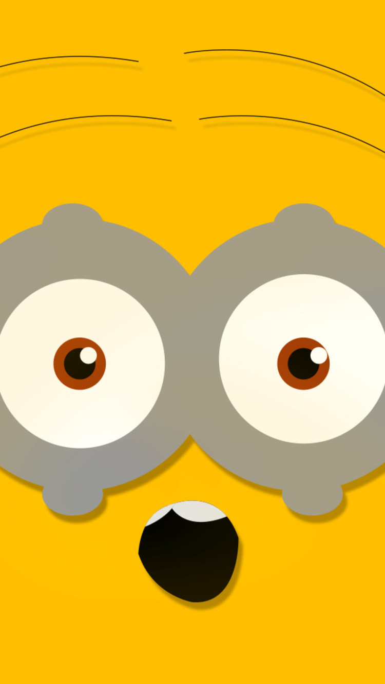 Minion Eyes wallpaper 750x1334