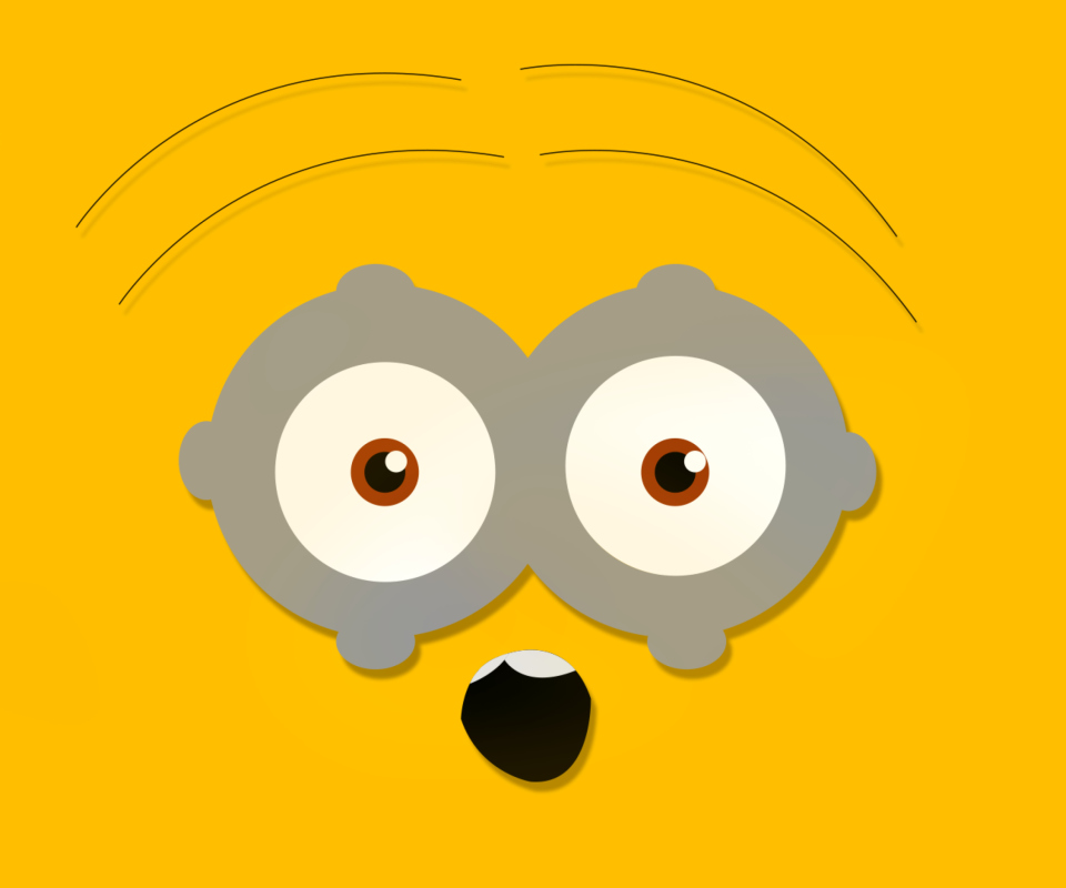 Minion Eyes wallpaper 960x800