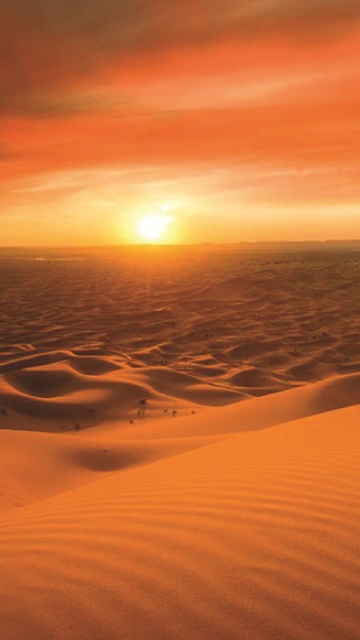 Fondo de pantalla Morocco Sahara Desert 360x640