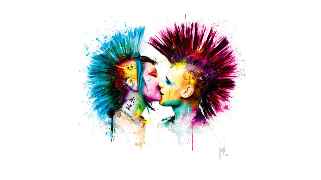 Das Punk Kiss Wallpaper 1280x720