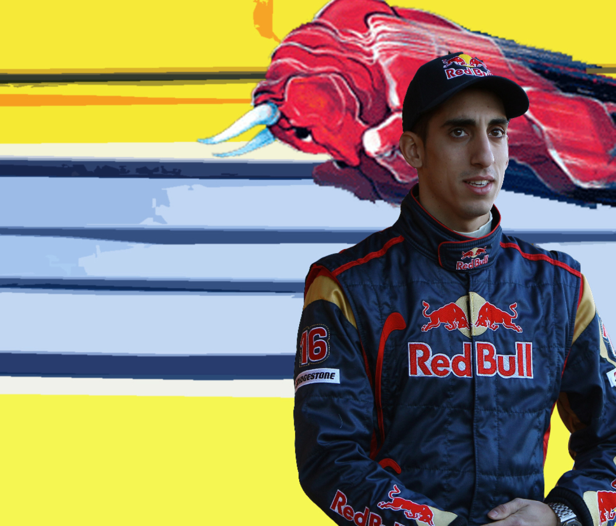 Обои Red Bull Team F1 1200x1024