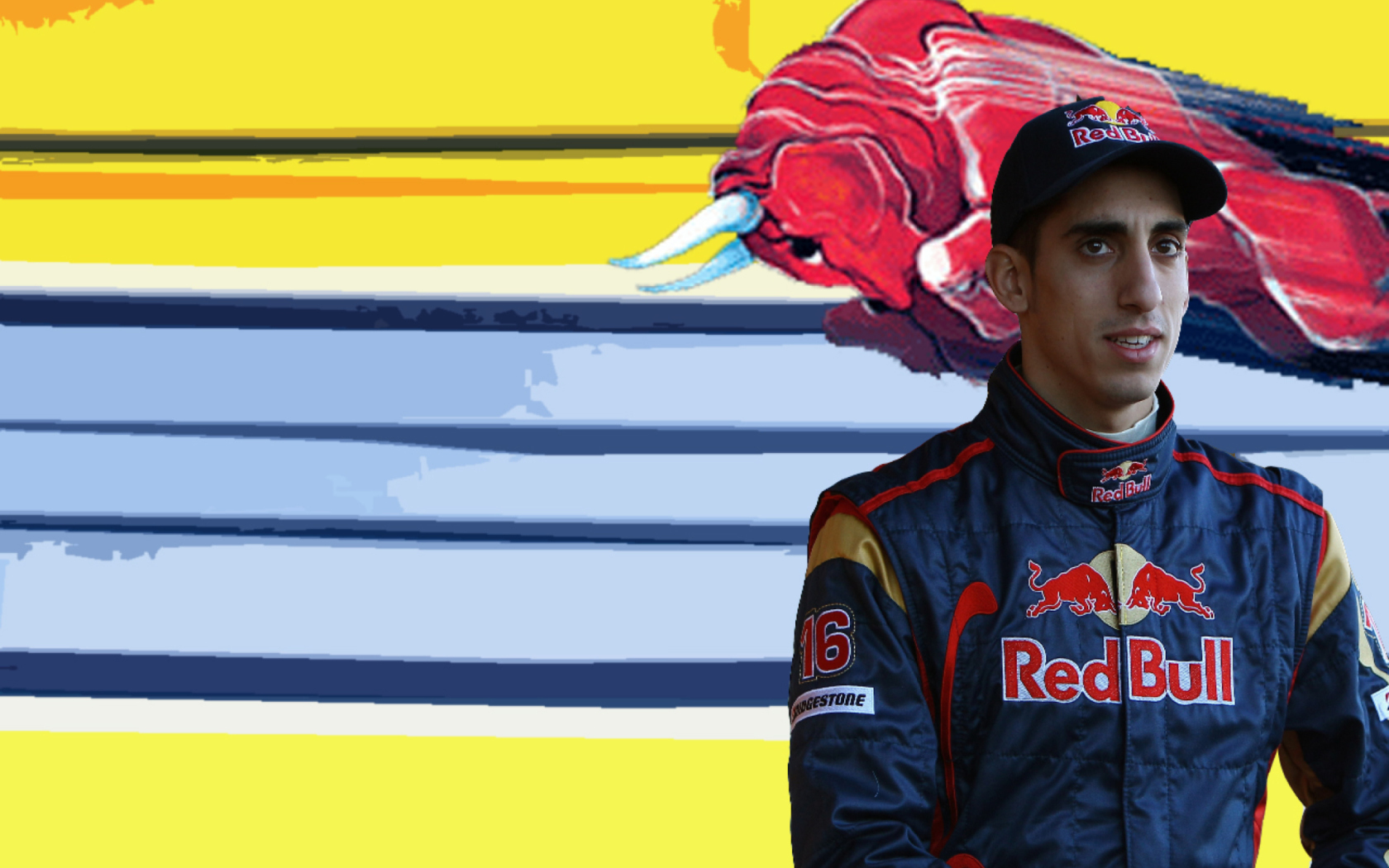 Red Bull Team F1 wallpaper 1680x1050