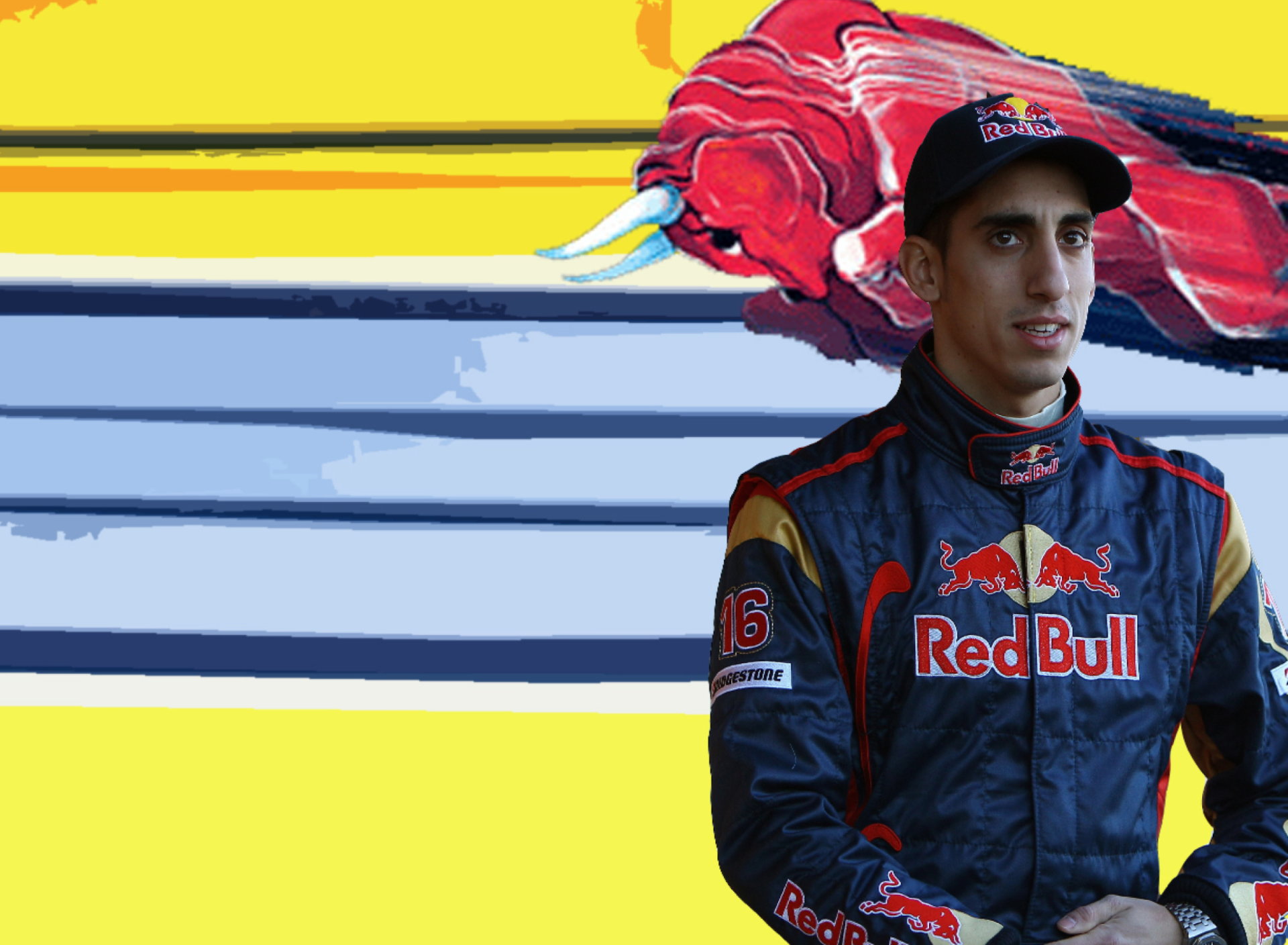 Fondo de pantalla Red Bull Team F1 1920x1408