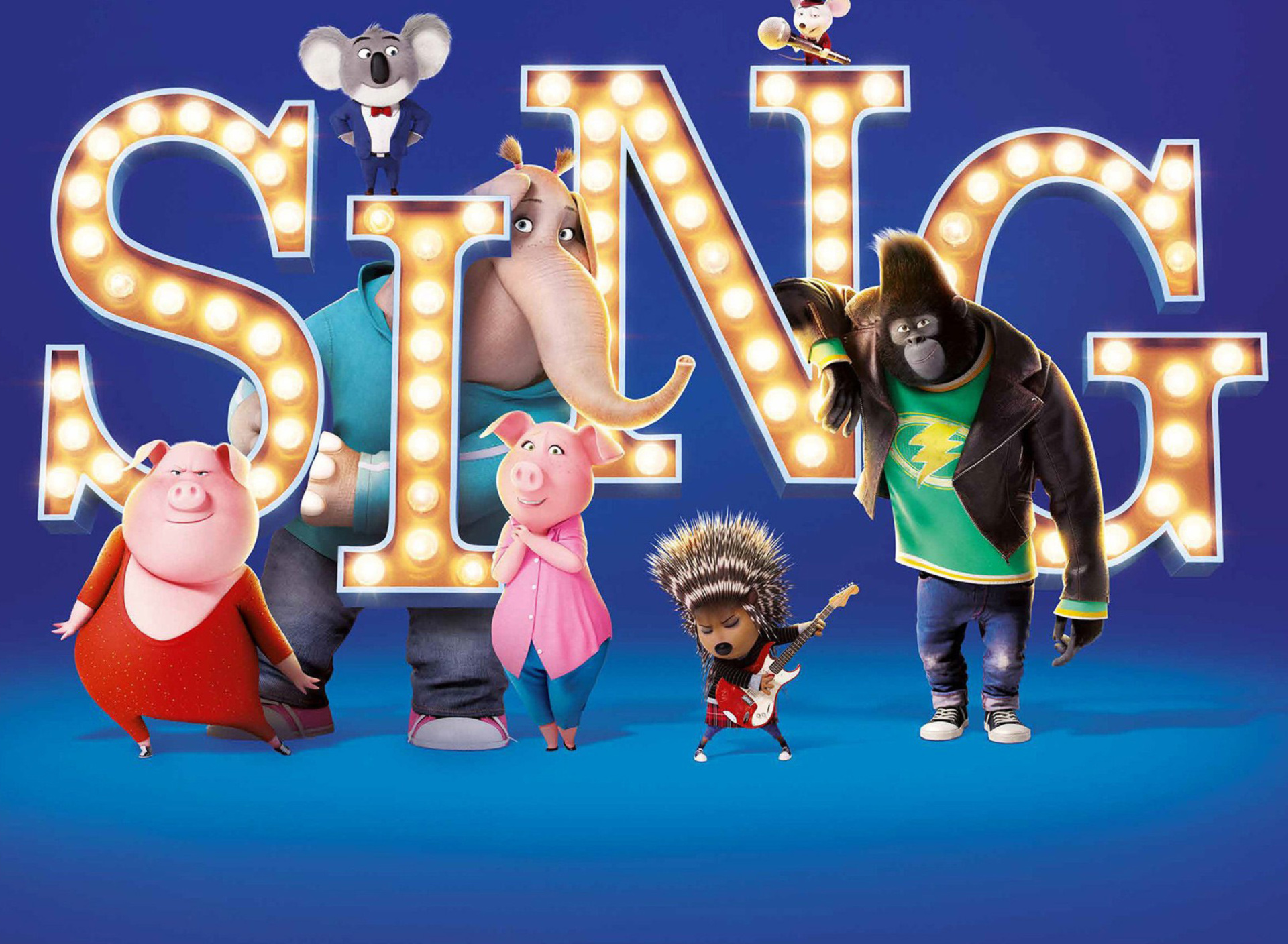 Sing 2016 Film wallpaper 1920x1408