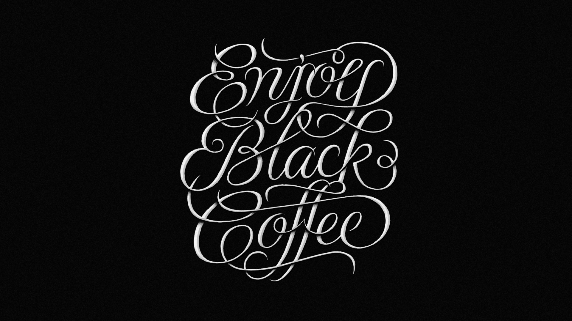 Sfondi Enjoy Black Coffee 1920x1080