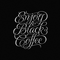 Fondo de pantalla Enjoy Black Coffee 208x208