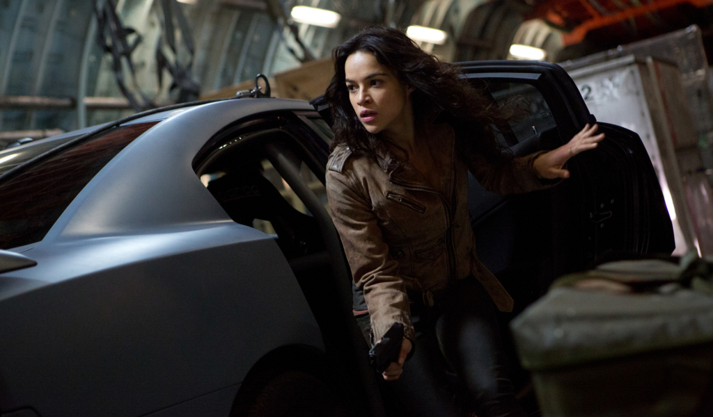 Обои Fast And Furious 6 Michelle Rodriguez 1024x600
