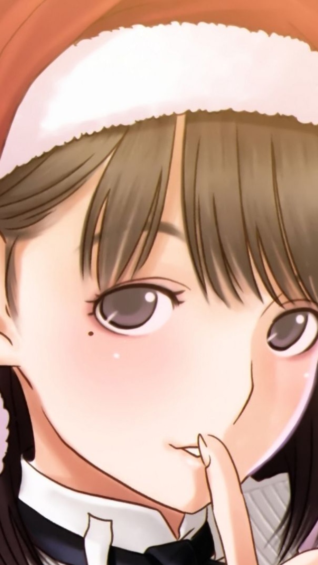 Fondo de pantalla Anime New Year 640x1136