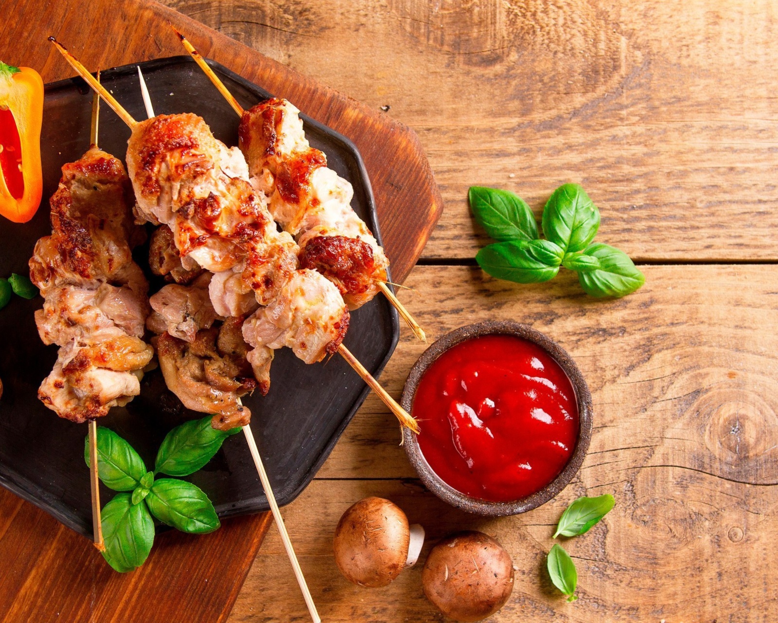 Barbecue Meat wallpaper 1600x1280
