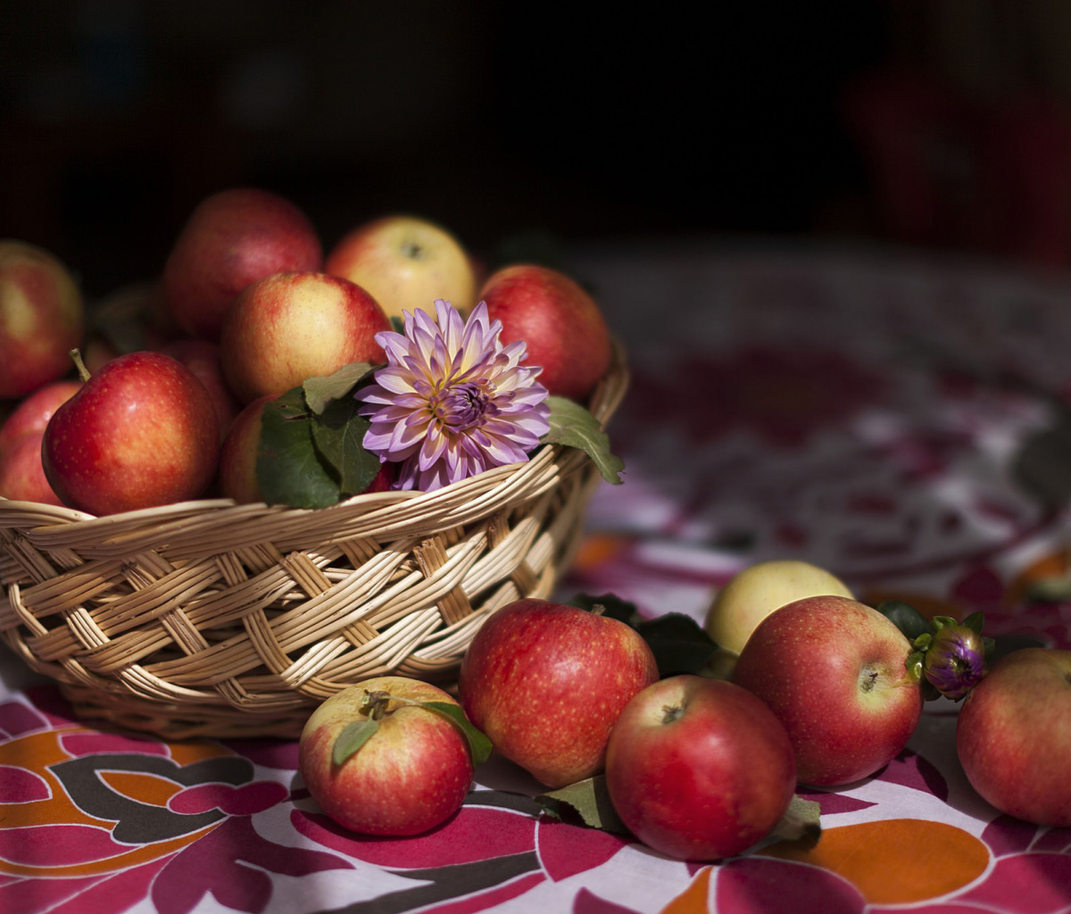 Das Bunch Autumn Apples Wallpaper 1200x1024