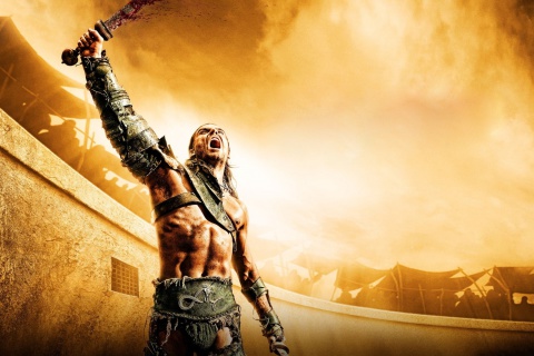 Fondo de pantalla Spartacus Gods of the Arena 480x320